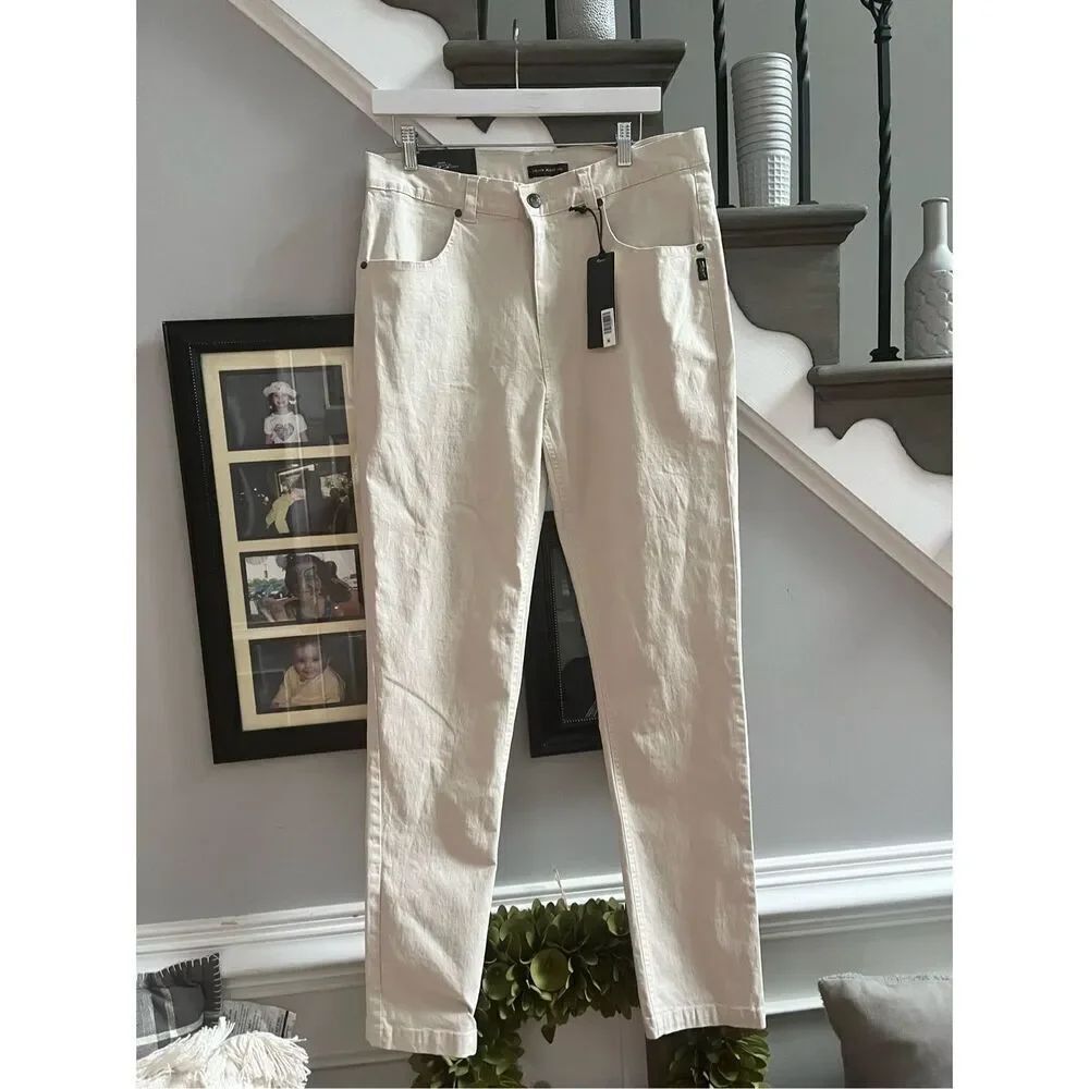 Silver Jeans Co. Ashton Putty Slim Fit Pants sz 32 NWT